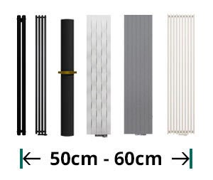 Grzejniki pokojowe pionowe - szerokość od 50cm do 60cm