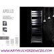 Apollo Chrom 1050x500 402W nowoczesny grzejnik łazienkowy o oryginalnym designie i wysokiej wydajności