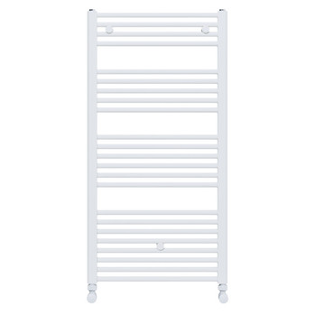AG Design Silius Flat 1160x500 biały 565W praktyczny grzejnik do łazienki