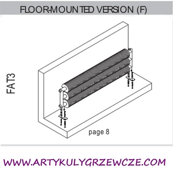AG Design FA3-F Big Tube 402x1500 1788W grzejniki loftowe