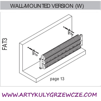 AG Design FA3-W Big Tube 488x2500 2863W grzejniki do loftów