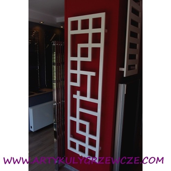 Maze biały 1690x490 780W ekskluzywny grzejnik dekoracyjny