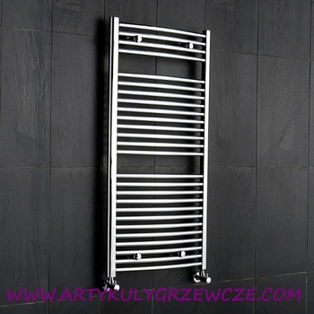 Scala Round Chrom 1200x600 510W wąski grzejnik chromowany
