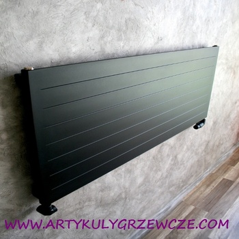Radox Nova Horizontal 560x800 czarny mat 710W grzejnik dekoracyjny poziomy