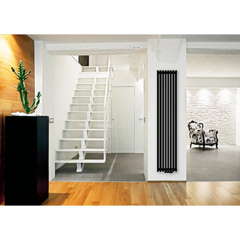 Radox Vertica Duo 2000x175 1094W CZARNY grzejnik dekoracyjny pionowy, do pokoju o pow.10-15m2
