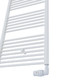 AG Design Silius Flat 1480x600 biały 814W praktyczny grzejnik do łazienki