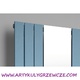 AG Grzejniki Design Simetria Mirror 1800x604 773W grzejnik
