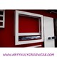 Radox Allure 660x700 biały+Chrom grzejnik dekoracyjny Półka 916W - zawory ukryte