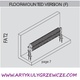 AG Design FA2-F Small Tube 284x1000 700W grzejnik styl industrialny