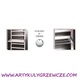 Upper Duo Chrom 1500x500 569W grzejnik łazienkowy z półką