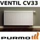Purmo Ventil Compact CV33 600X1200 biały grzejnik płytowy moc 2827W do pokoju 30m2