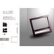 Allure 660x700 Czarna Struktura+Chrom grzejnik dekoracyjny 916W