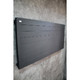 Nova Horizontal 560x800 Grafit Strukturalny moc:710W ULTRA SLIM grzejnik dekoracyjny poziomy