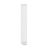Radox Vertica Duo 2000x267 moc:1640W Biały mat grzejnik dekoracyjny pionowy ,maksymalna moc-minimalna szerokość