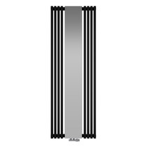 Radox Vertica Mirror 1800x535 Textura Black moc:1488W grzejnik dekoracyjny pionowy z lustrem