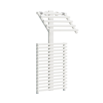 AG Design UP-1 1076x550 biały 625W grzejnik łazienkowy z otwieraną półką