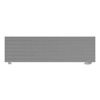Radox Sheer poziomy 780x900 moc 1216W gri metal grzejnik dekoracyjny / do pokoju o pow.12-18m2