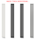 Radox Tosca 2000x400 D50 2160W TEXTURA BLACK / grzejnik dekoracyjny pionowy do salonu o pow.22-30m2