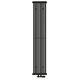 AG Eterna Duo 1800x280 czarny moc 1273W D50 grzejnik dekoracyjny pionowy do pokoju 18 m2