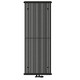 AG Eterna Duo 1800x555 czarny moc 2450W D50 grzejnik dekoracyjny pionowy do pokoju 35 m2