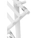 AG Design UP-1 1076x550 biały 625W grzejnik łazienkowy z otwieraną półką
