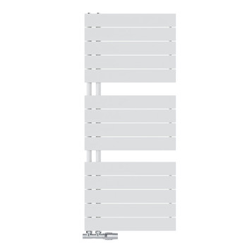 AG Design ELI 1195x600 biały 720W asymetryczny grzejnik dekoracyjny do łazienki