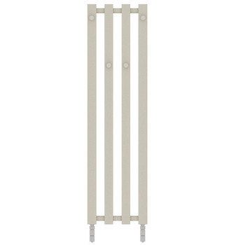 Radox Kolona Square 1000x245 piaskowy jasny moc 312W wąski grzejnik łazienkowy z wieszakami