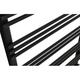 AG Evo Line Velora 1090x400 czarny mat moc 450W grzejnik dekoracyjny do łazienki 4-6 m2