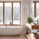 Radox Flow 1110x500 biały mat grzejnik retro łazienkowy