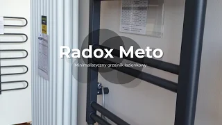 Grzejnik dekoracyjny łazienkowy Radox Meto animowany obrazek